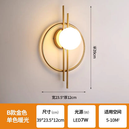 Modern LED Minimalist Wall Light for Living Room