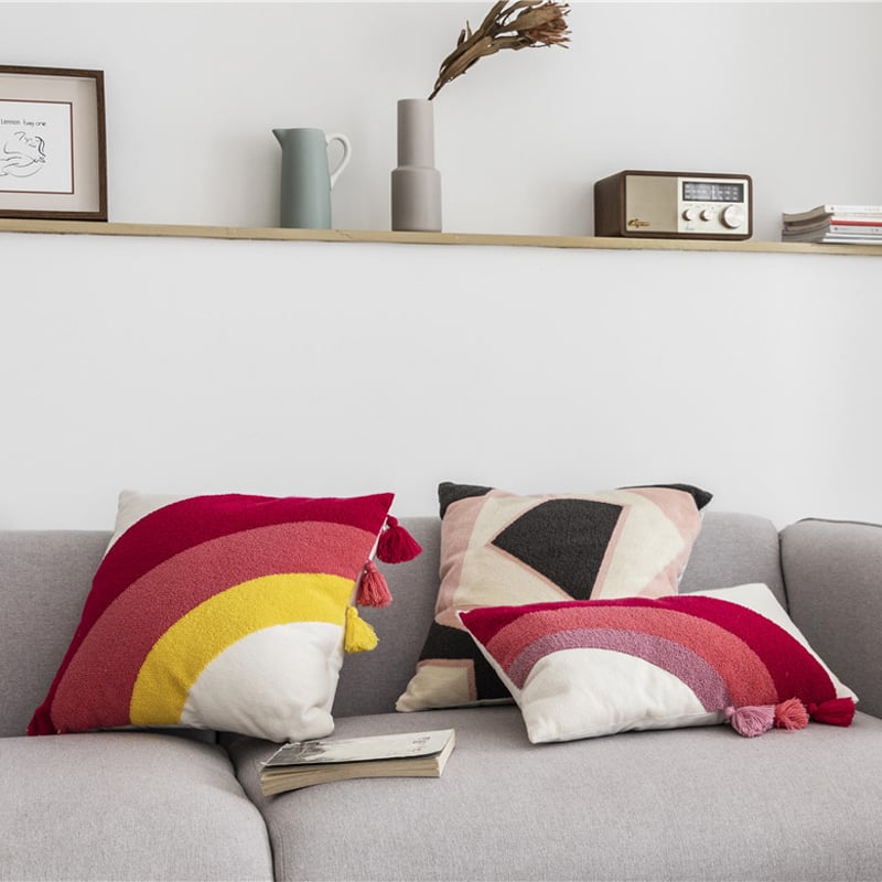 Living Room Sofa Cushion and Chair Back Pillow